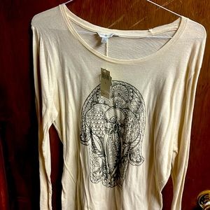 Brand new, longsleeve, Lucky Brand women’s lightweight size large top